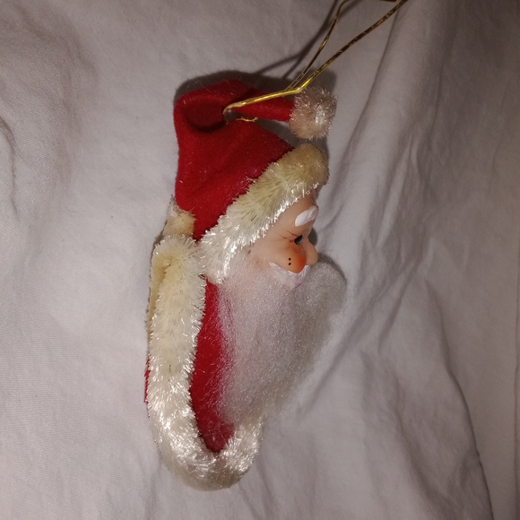 MCM Vintage Christmas Santa Head Ornament Mid Century Japan - Picture 5 of 7